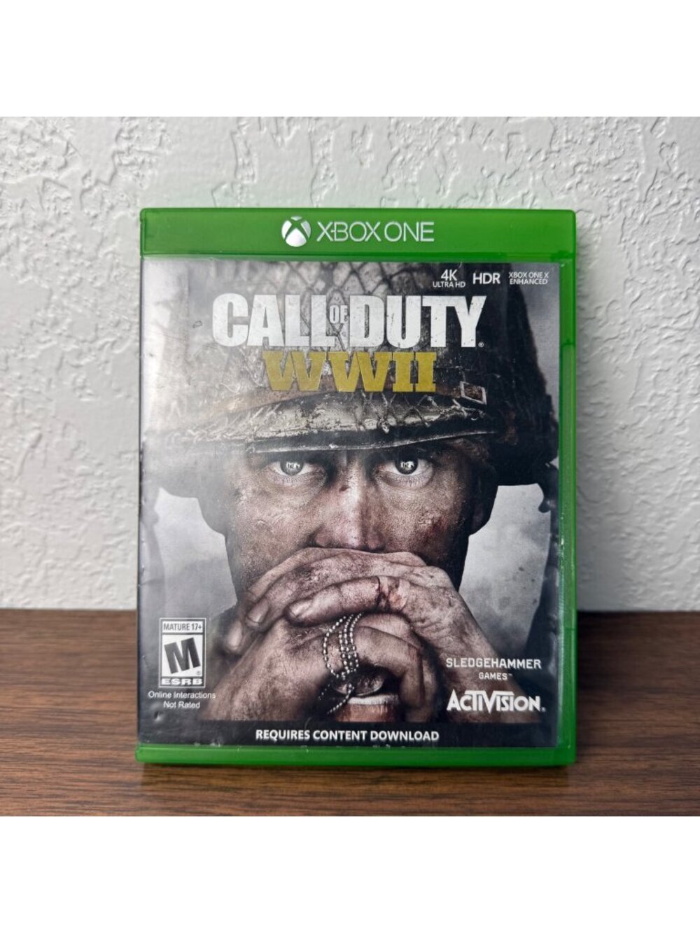 Call of Duty: WWII Video Game Xbox One Original Case COD Multiplayer Zombies
